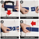 2-in-1 Luggage Straps Add A Bag Bungees Travel Belt For Luggage Strap For Bac   
