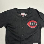 Mitchell   Ness Ken Griffey Jr Cincinnati Reds 2000 Jersey Black Youth Medium