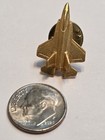 F-22 Raptor Fighter Jet Gold Tone Lapel Pin Lockheed Martin Usaf