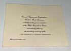 Rare Vintage General Dynamics Uss Thomas Edison Nuclear Submarine Launch Invite 