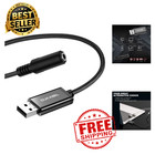 Usb External Sound Card Adapter Trrs 3 5mm Headphone Mic For Pc Ps4 Ps5 Laptop
