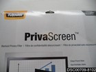 Fellowes Privascreen Blackout Display Privacy Filter 22  Wide