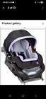 Baby Trend Rear-facing Infant Car Seat W  Base Latch Black gray purple