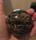 1 08lbs Rhodinite Crystal Polished Mineral Sphere Display Ball 2 5 Inchs