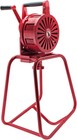Loud Hand Crank Manual Operated Air Raid Siren Alarm W stand Metal Portable Red