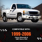 Winch Plate For Chevy Silverado Gmc Sierra 1500 1999-2006 Heavy Duty Black