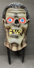 Vintage Tales From The Crypt Blow Mold Head Yard Stake Flashing Lights Halloween