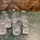 Lot Of 13 Table Decor Glass Bottles Vases Bottle Flower Vase Clear      Decorative
