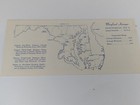 C1940s Maryland At A Glance History Brochure State Facts Guide Info Mckeldin 8k