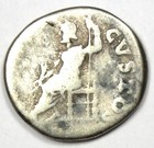 Nero Ar Denarius Ancient Roman Silver Coin 64-65 Ad - Good Fine - Rare Coin 