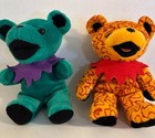 Vintage 90s Grateful Dead Dancing Bear Teal Plush Moving Limbs Steven Smith 1990