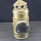 Rare Antique Brass Boat Signal Lantern By Boesch Lamp Co Sanfrancisco Ca