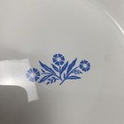 Corning Ware  P-309 Pie Plate  Blue Cornflower  9 1 4 In  White Vintage Classic
