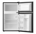 Arctic King 3 2 Cu Ft Two Door Mini Fridge With Freezer  Stainless Steel
