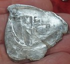 Spanish Shipwreck Treasure Genuine Piece Of Eight 8 Reales 23 9g 42 X 42mm Sp02