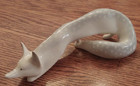 Cmielow Handcrafted Ceramic Fox Figurine  Vintage Mcm Porcelain Rare Coiled Fox
