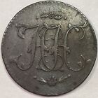 1796 Half Penny Lothian - Edinburgh   Harrison s Conder Token Xf Coin  16483