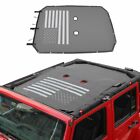 For Jeep Wrangler Mesh Top Cover With 10 Year Warranty Provides Uv Protection