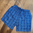 Vtg 80s 90s Swim Shorts Trunks Mens Small Festival Crazy Print Jams Beach Retro