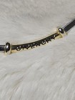 Givenchy Nameplate Gaspipe Choker Necklace Vintage Htf 