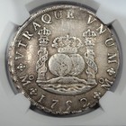 1752 Mo Mexico Silver 8 Reales Pillar Dollar Ngc Au50 Nice Patina  k570