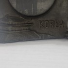 Vintage Mid-century Brass Korea Hinged Picture Frame Soldier Souvenir Heavy Htf 