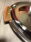 Mcm Kromex Vintage 1960s Serving Tray  Sleek With Handled Round Barware