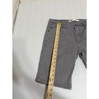 Levis 511 Slim Gray Shorts Boys Size 18 Regular W29 Stretch Denim Cutoffs