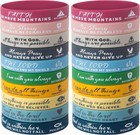 20 Pcs Religious Bible Verse Rubber Bracelet Religiouse Christian Wristband