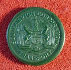 Southampton England Transport Transit Token  1d 705 Bc Lot Br46