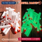 Amosting 100pcs Refill Darts For Nerf N Strike Elite 2 0 Series Glow In The Dark