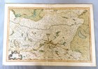 17th Century Mercator Map Austria Archiducatus Hand Colored Dutch Atlas Original
