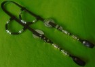 Dale Chavez Gorgeous 2 Ear Hexagon Silver Ferrule  Braided Show Headstall Bridle
