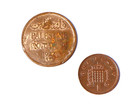 1927 British Palestine Two Mils   2 Mils Coin Not Cleaned  h7