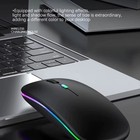Rgb Bluetooth Wireless Mouse Rechargeable Ergonomic Usb For Pc Laptop Ipad