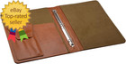 Leather Padfolio With 3 Ring Binder  Organizer Binder Folder Portfolio For A4 No