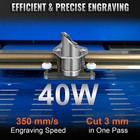 Sihao 8x12  40w Co2 Laser Engraver Engraving Cutter Cutting Machine