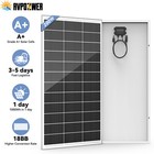 200w 12v Solar Panel Mono 18bb Battery Charge Rv Pv Home Off-grid Battery Power