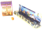 Jewish Hebrew Menorah   Candles And Dreidel Judaica Judaism Jerusalem Israel New