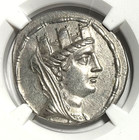 Cilicia  Aegeae Ar Tetradrachm 1st Century Bc Ngc Xf Strike 4 5 Surface 4 5
