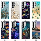 For Samsung Galaxy S24 Fe S25 S23 S22 S26 Phone Case Shockproof Cover Sea Turtle