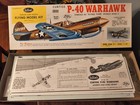 Vintage Guillow s Curtiss P-40 Warhawk No  405 Balsa Model Airplane Kit New