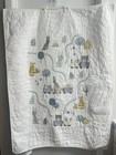 149 Pottery Barn Kids Woodland Train Baby Toddler Quilt 100  Cotton Animals