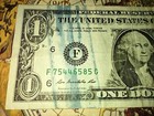 Rare Inking Error 2009 One Dollar Federal Reserve Note 