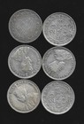 Lot Of 6 Newfoundland 20 Cent Pieces  Including A Nice 1888