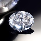 Oval Cut Moissanite Loose Stone D Color Lab Grown Super White Certified Ellipse