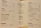 C1965 Islamorda Florida Keys  the Conch  Restaurant Menu