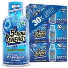 Blue Raspberry Flavor  30 Count  1 93 Fl Oz Energy Shot  Extra Strength  Amin   