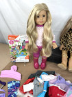 American Girl Large Lot 18    3 Dolls   Clothing   Accessories 