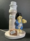 Vintage Coalport Paddington Bear Lamp - Paddington Waits For A Train  very Rare 